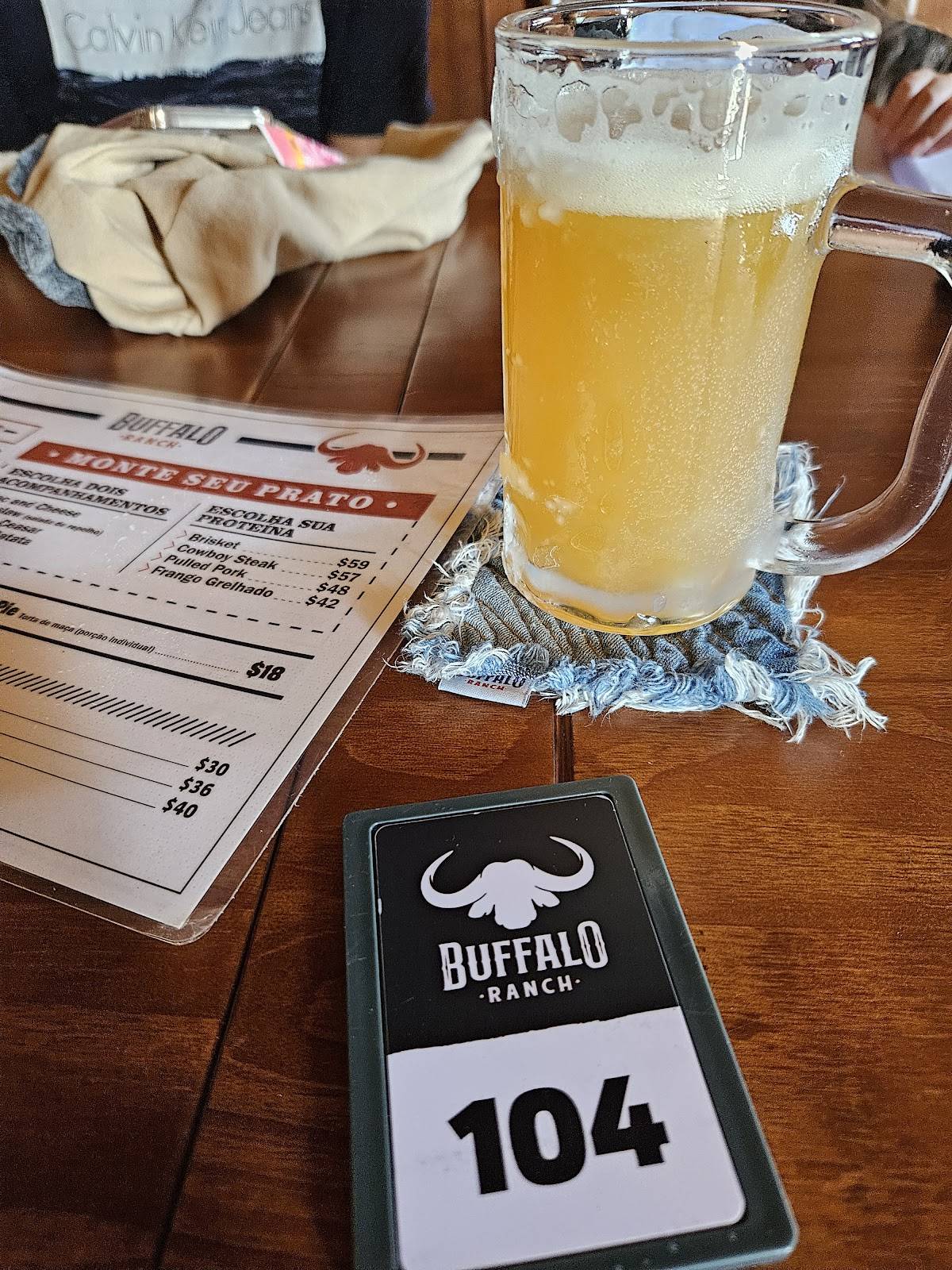 Buffalo Ranch cardápio