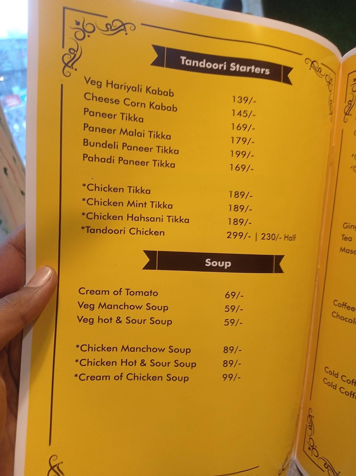 Bundeli Café & Restaurant menu