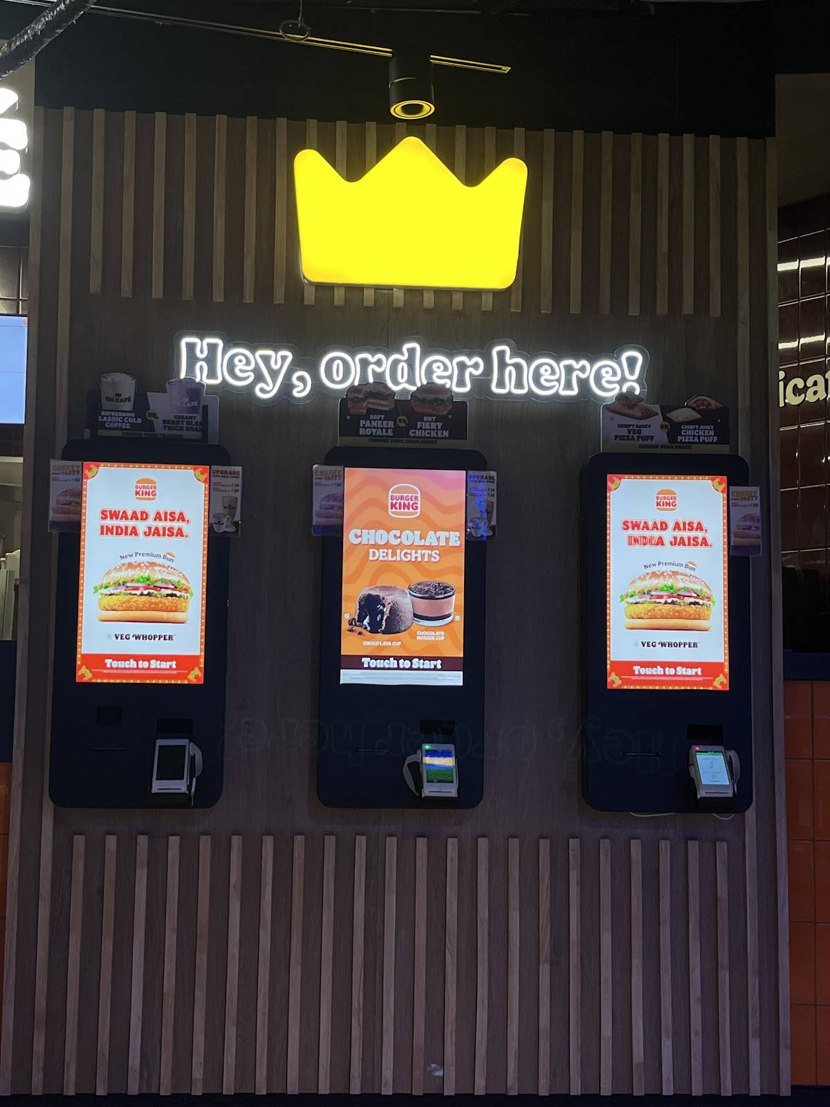 Burger King menu