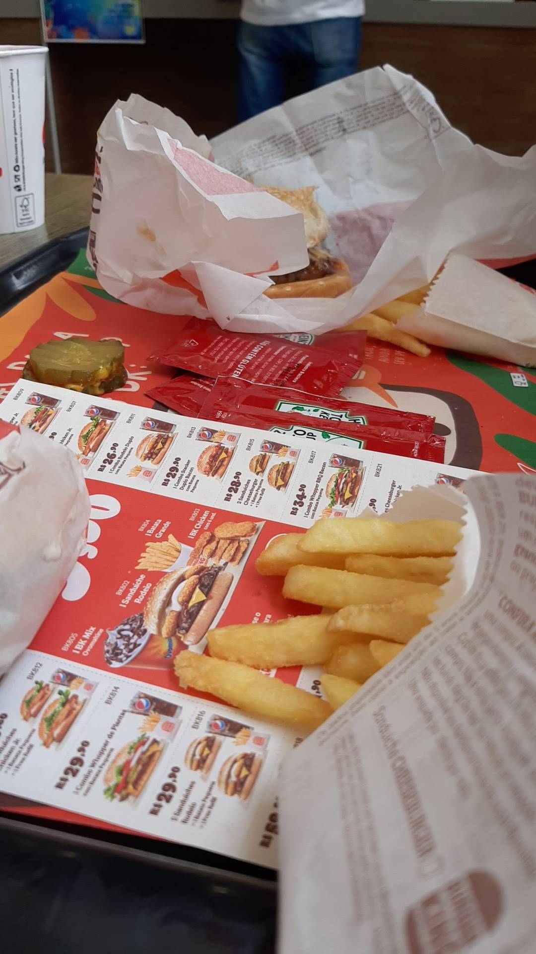 Burger King cardápio
