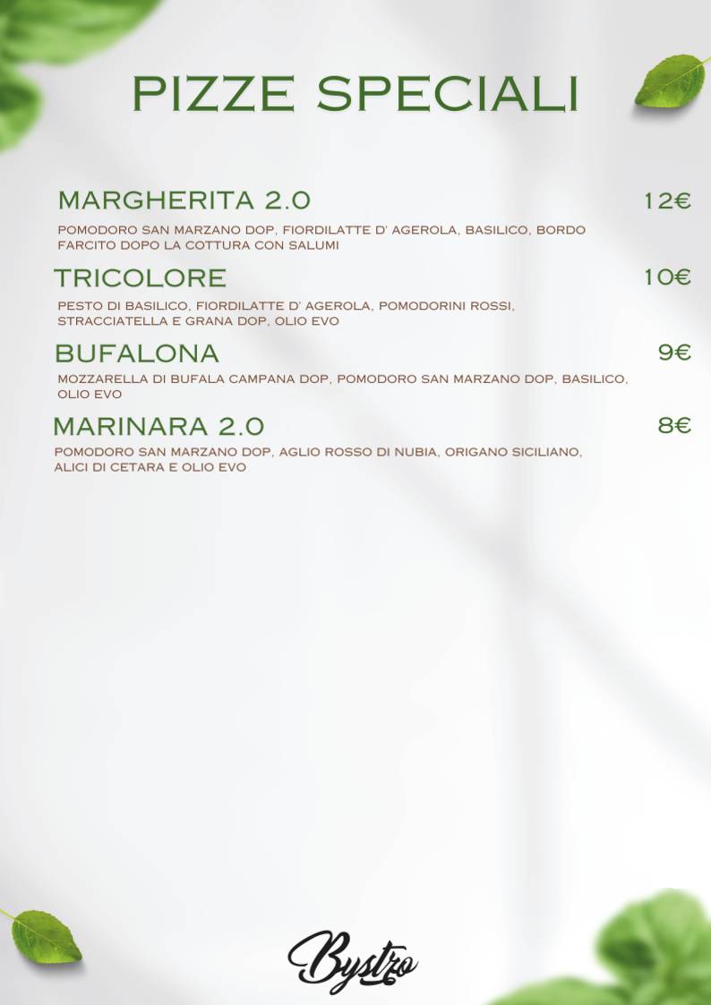 Menu di Bystro 
