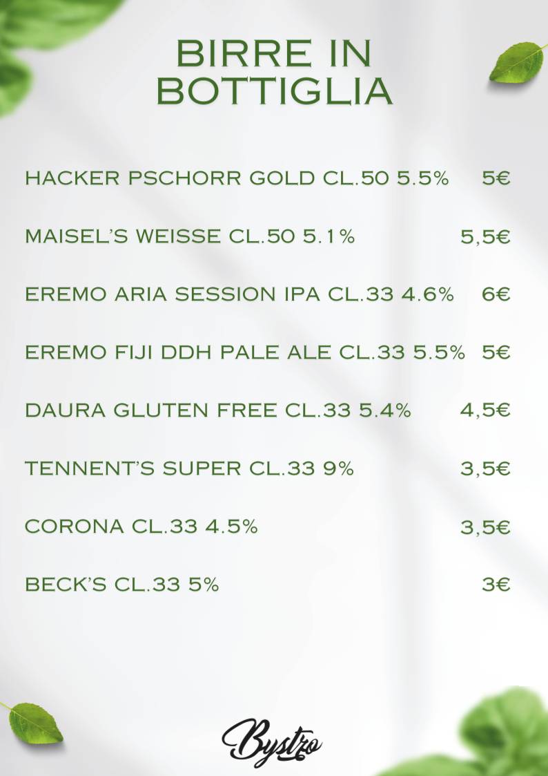 Menu di Bystro 