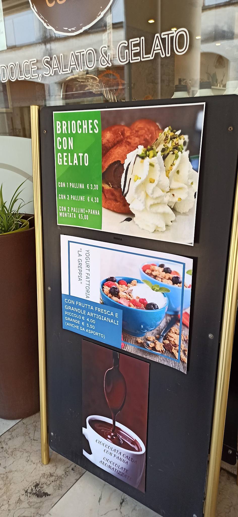 Menu di CACAO Dolce Salato & Gelato 