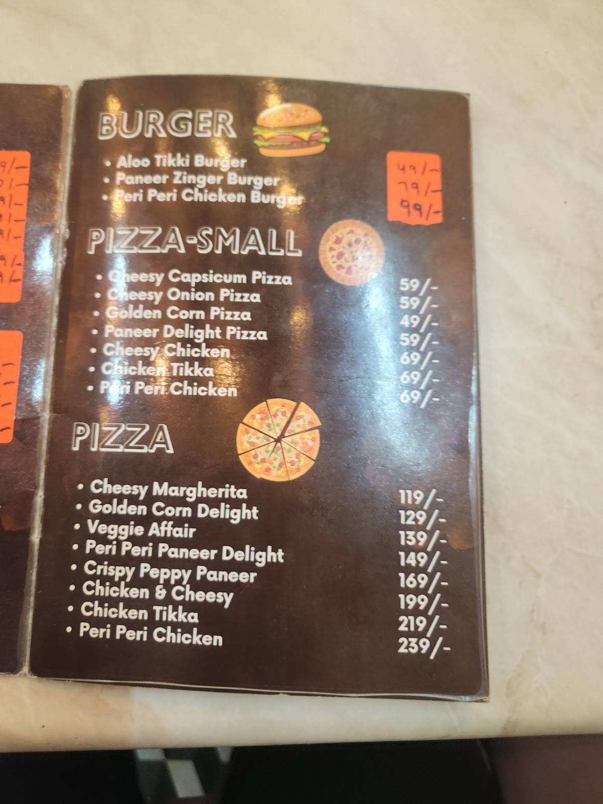 Berlin cafe menu