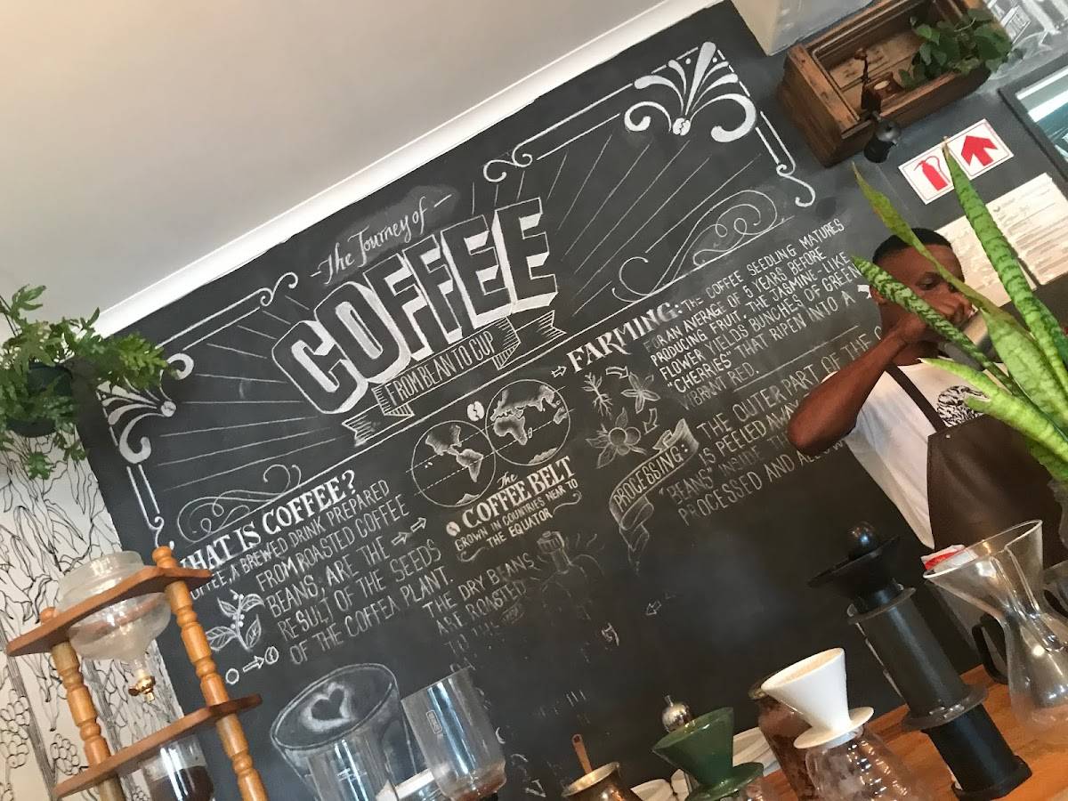 Menu at Boston Coffee Roasters restaurant, Cape Town, Cleveland St