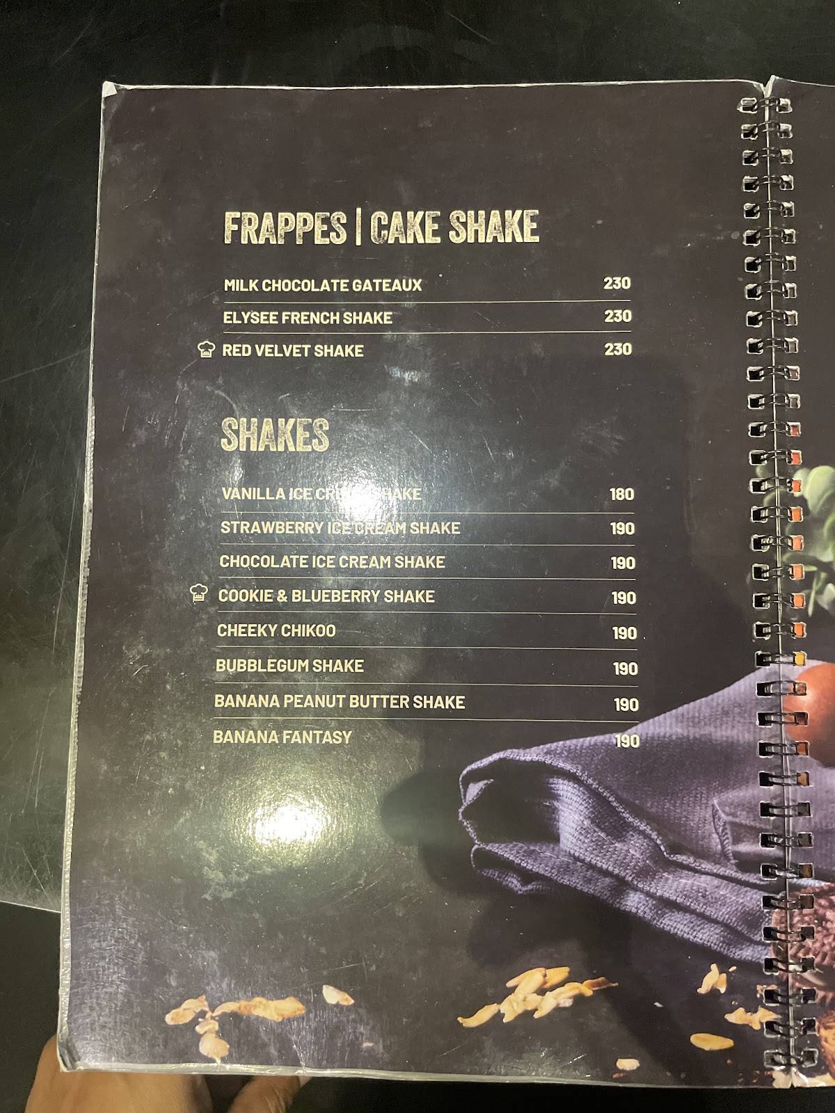 Bun Club menu