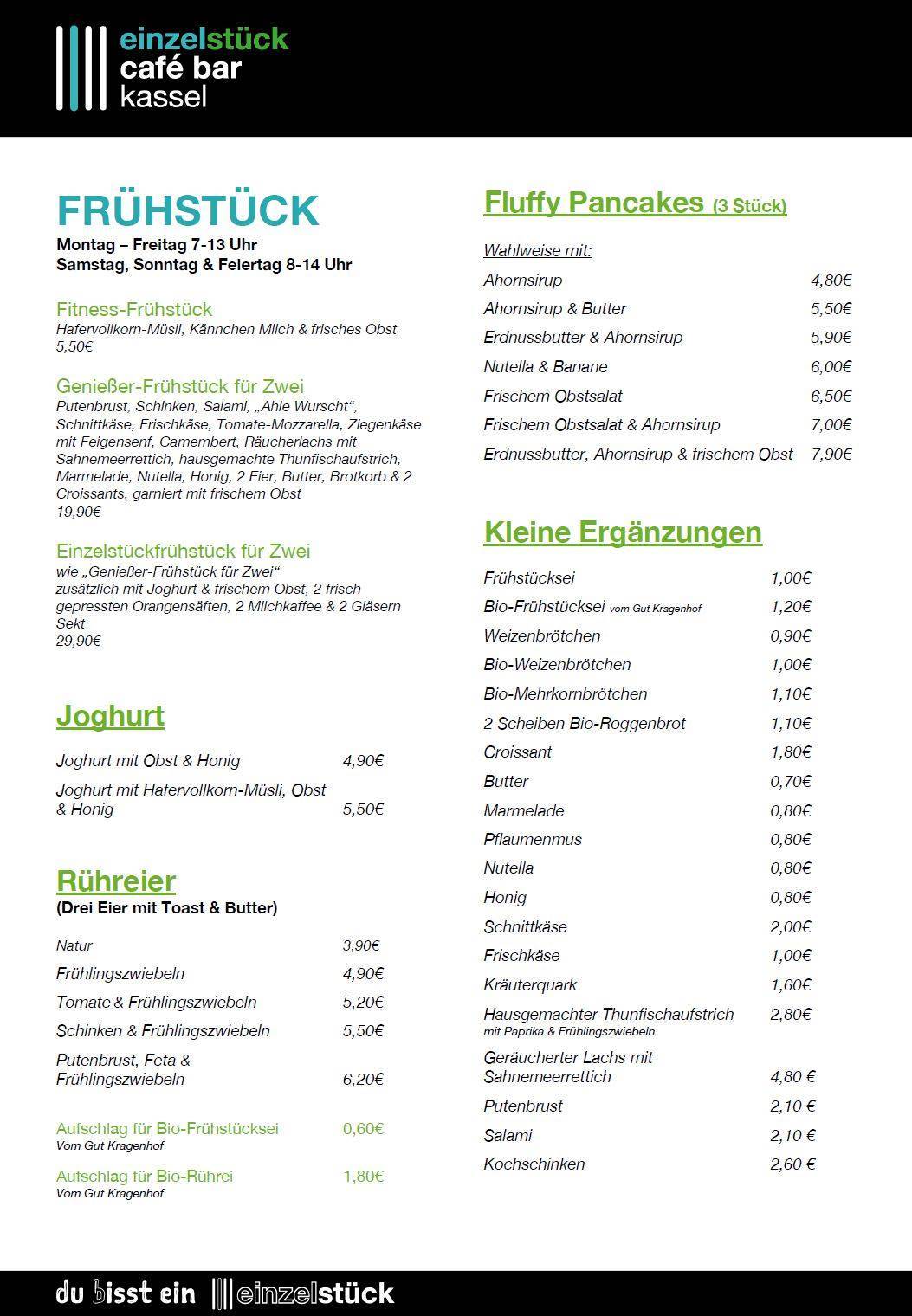 Cafe Einzelstck Kasselnull