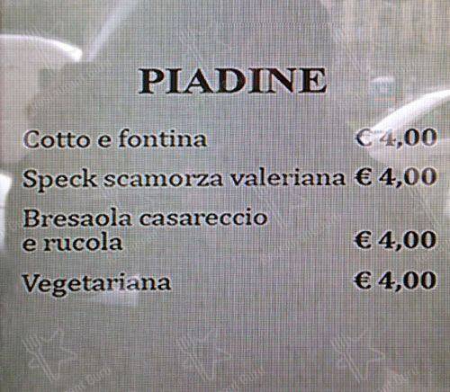 Menu di Rue Cafè Rivoli 