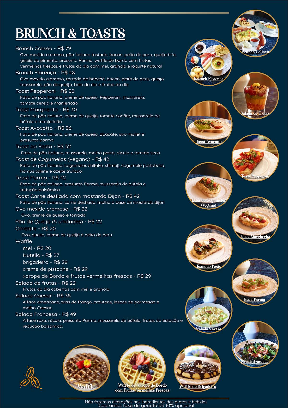 Café Fiori cardápio