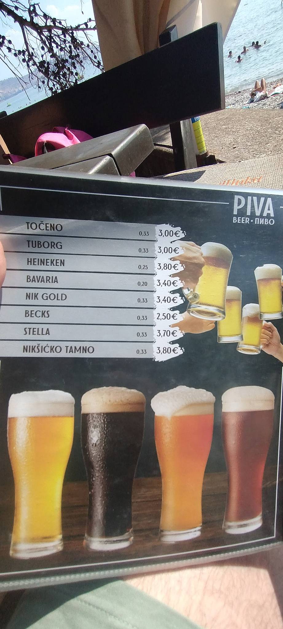 Menu de Forest