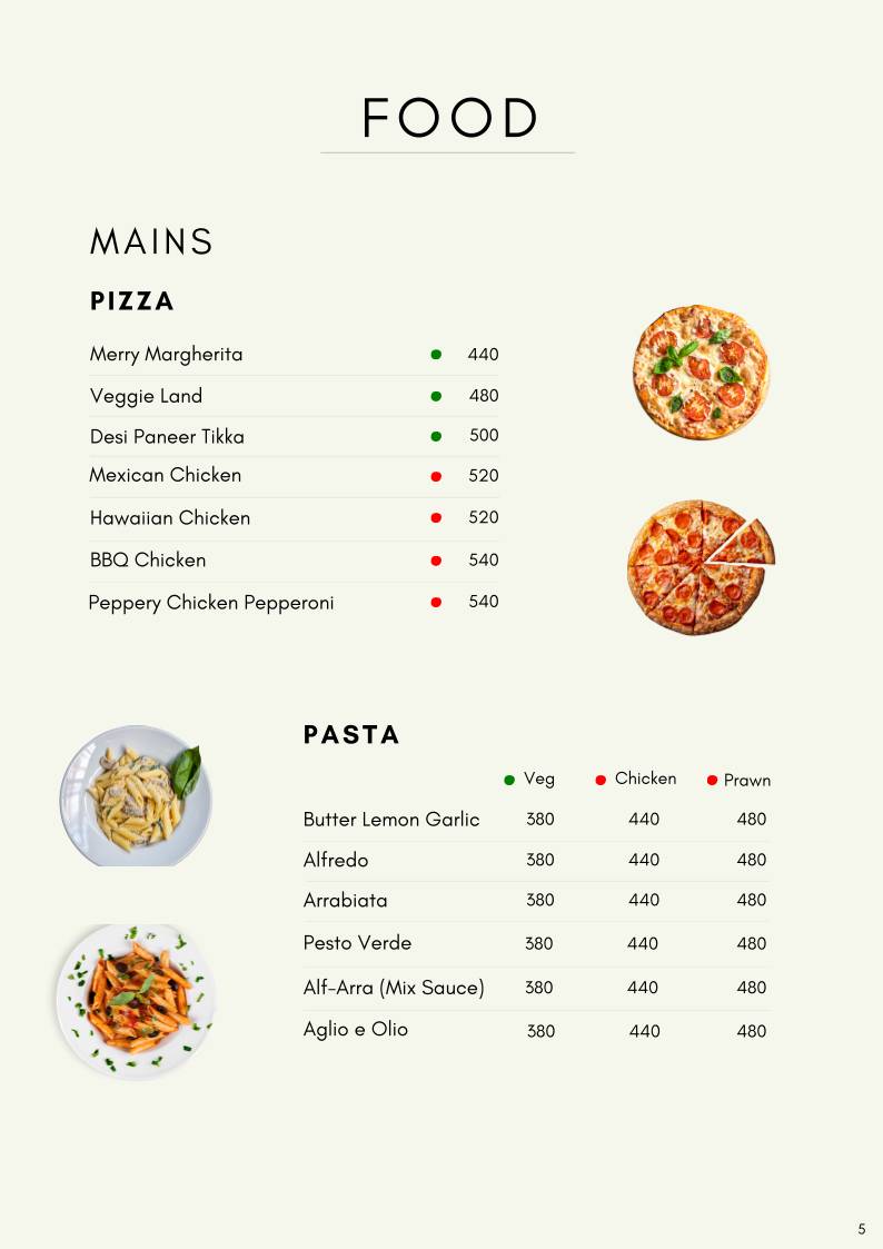Kaffee Am Salzsee (Coffee at Salt Lake) menu