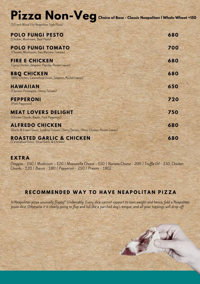Pico - Pizzeria & Coffee Bar menu