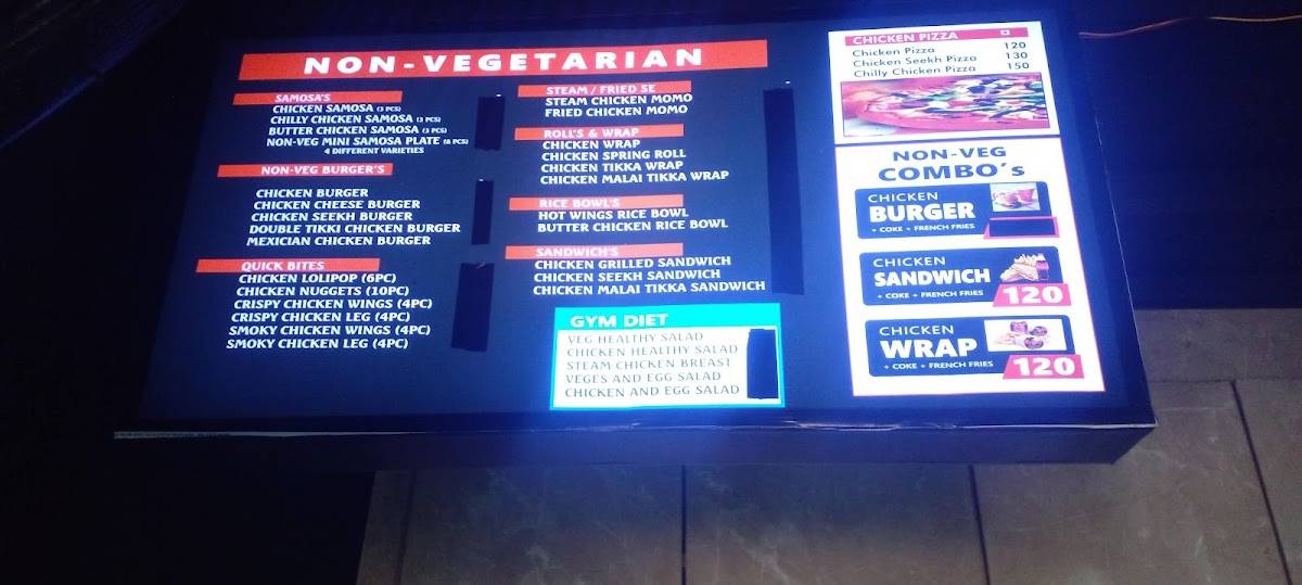 The Tim Cafe menu