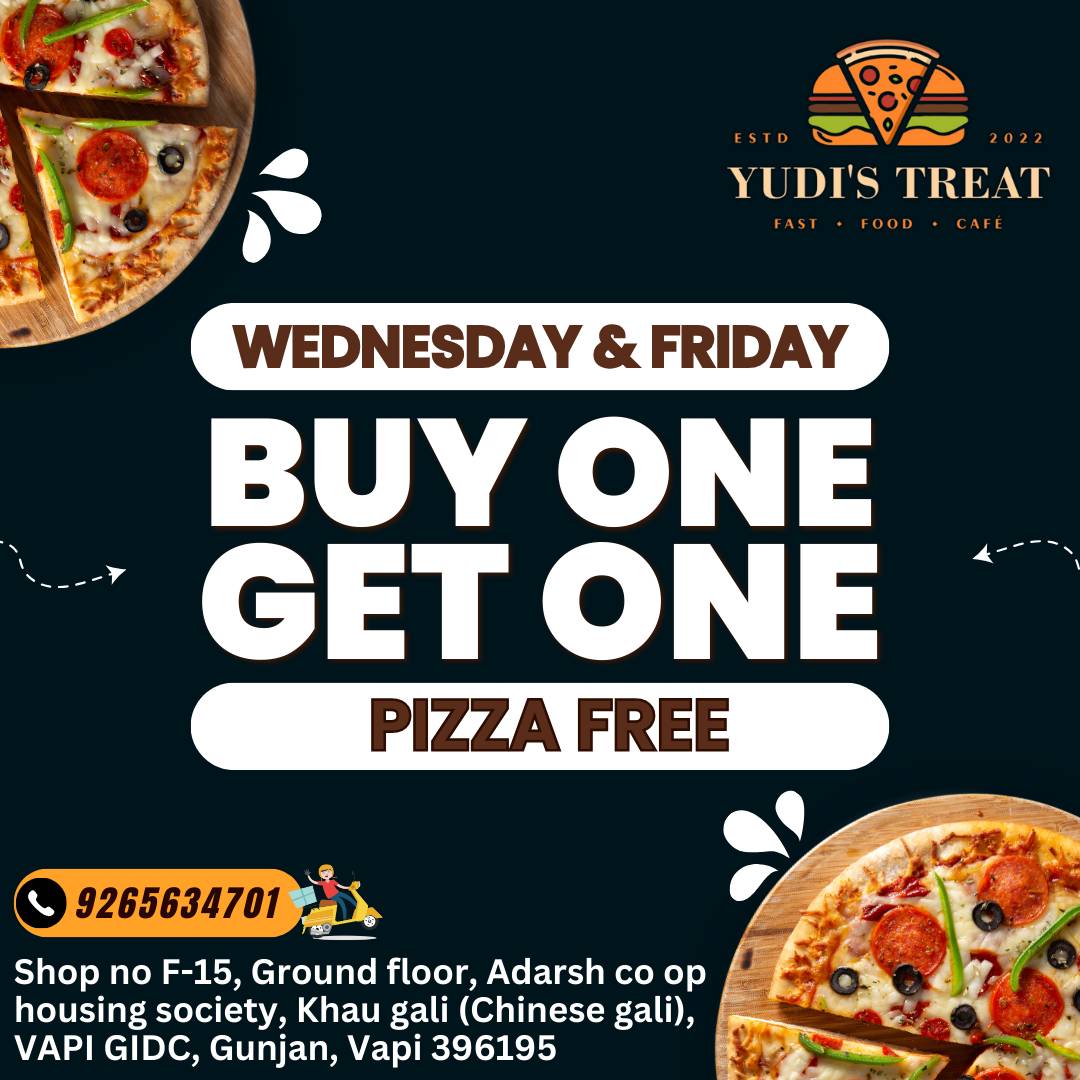 Yudi's Treat Gunjan Vapi menu