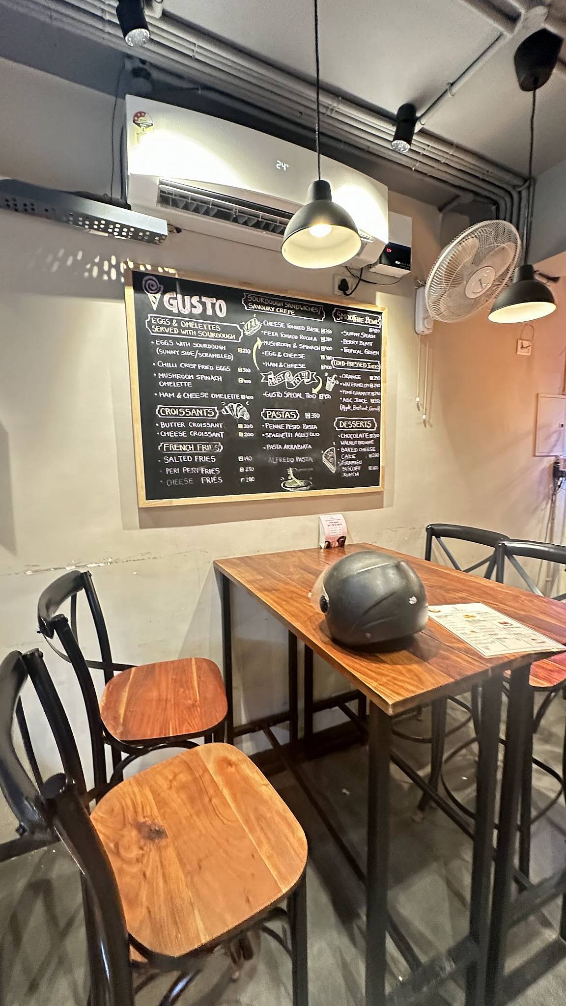 GUSTO - Gelato and Coffee Bar menu