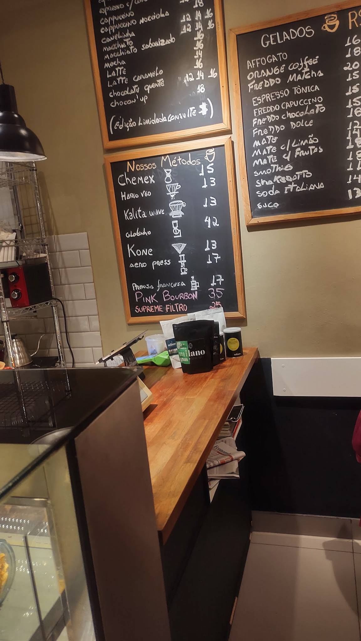 Cafeteria Cambuí cardápio