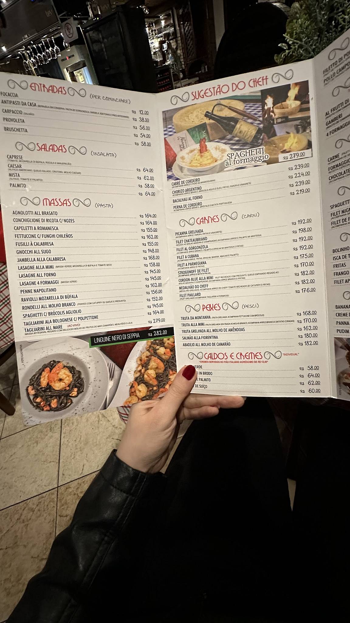 Cantina Italiana di Nonna Mimi cardápio