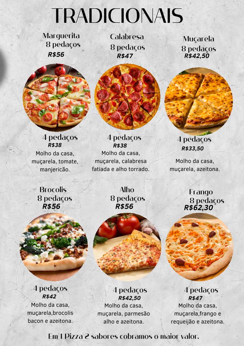 Cantina e Pizzaria Espaguete cardápio