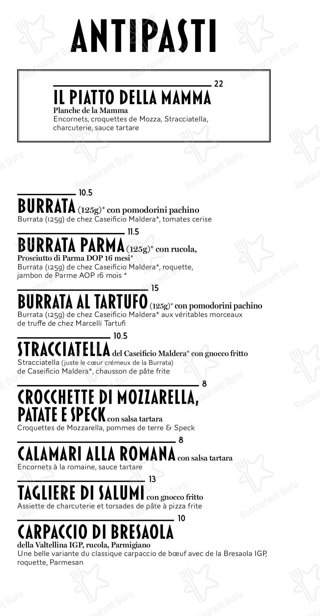 Крафт меню pour Carlotta - Le Clan des Mamma, Pizzas & Cocktails - La Rochelle pub et bar
