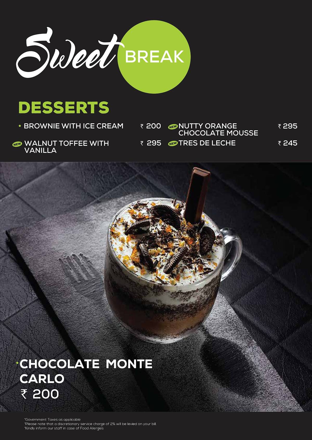 Chai Break - Siliguri menu