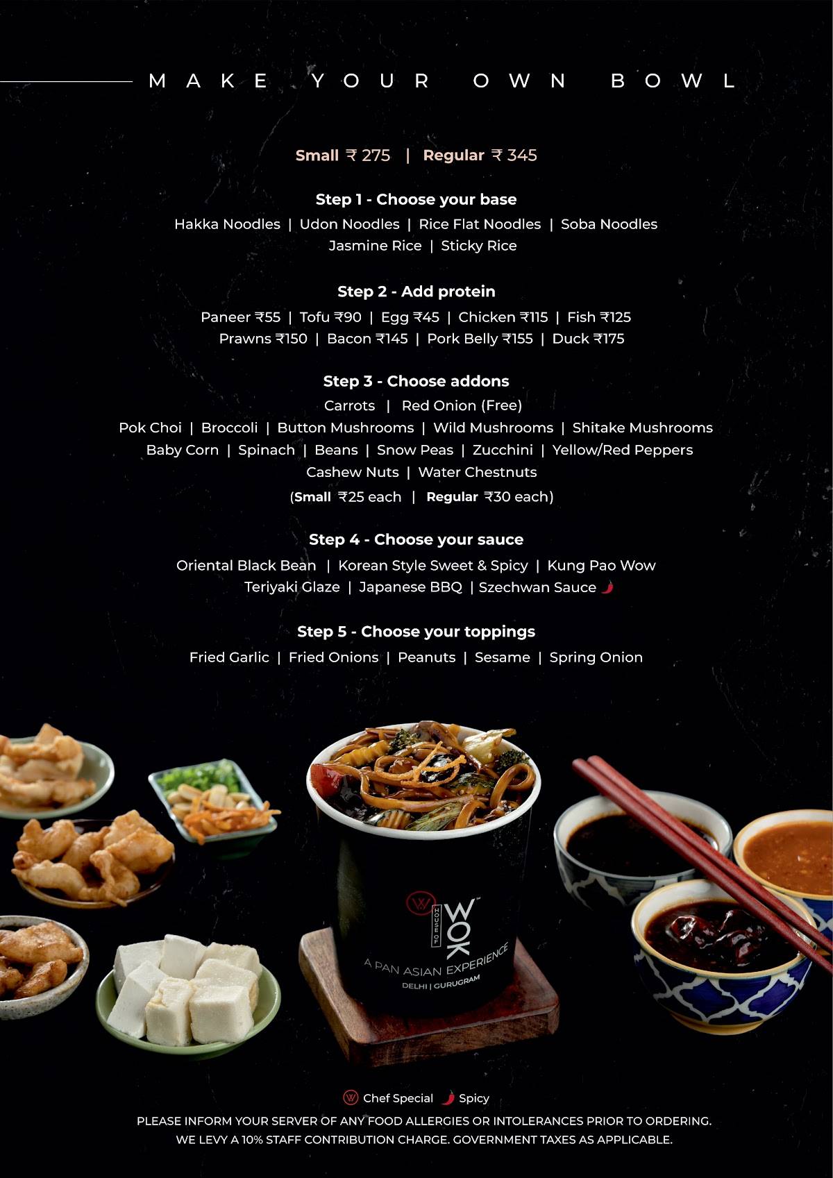 House of Wok, Mohali menu