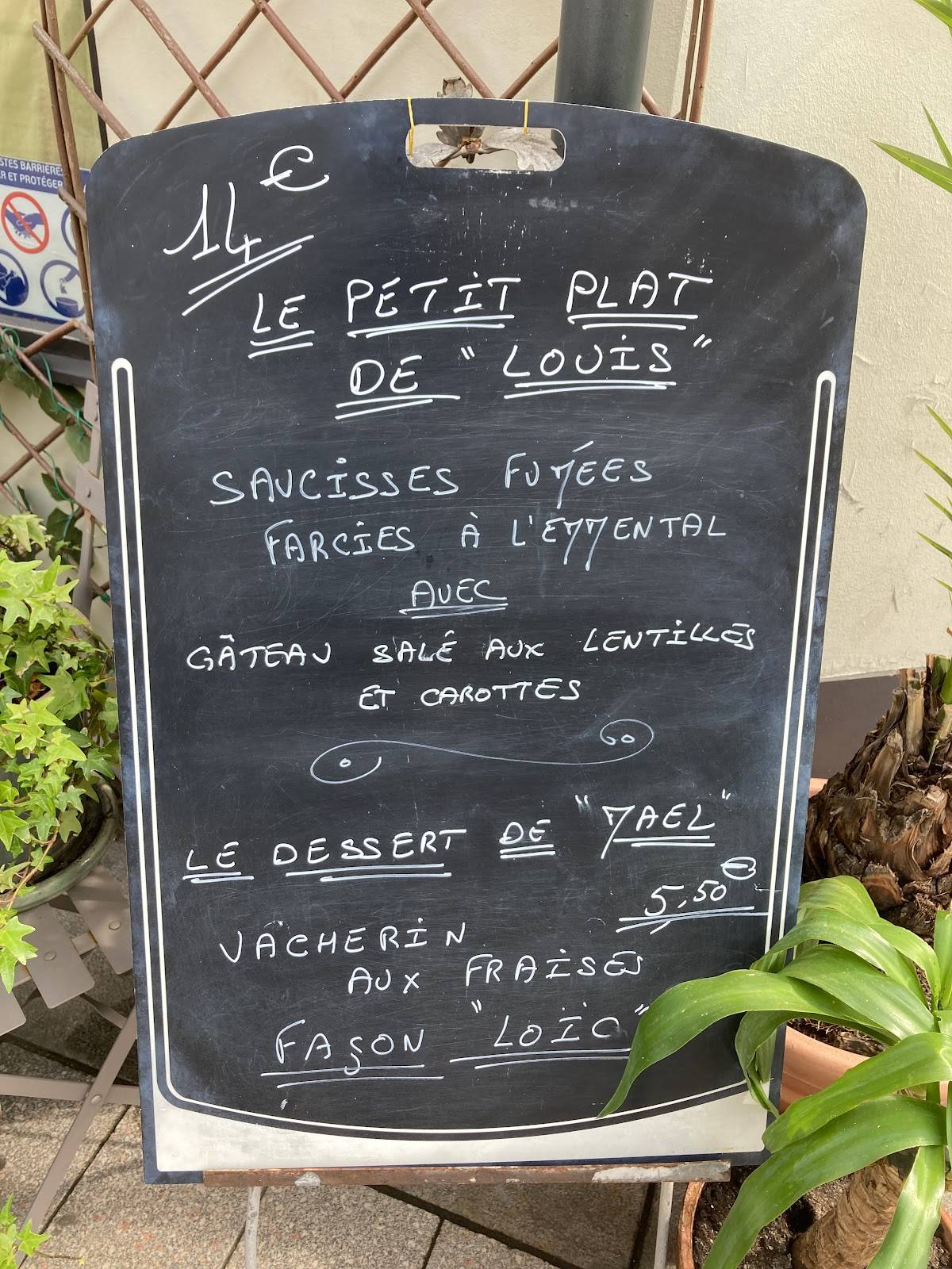 Menu de Chez Loic