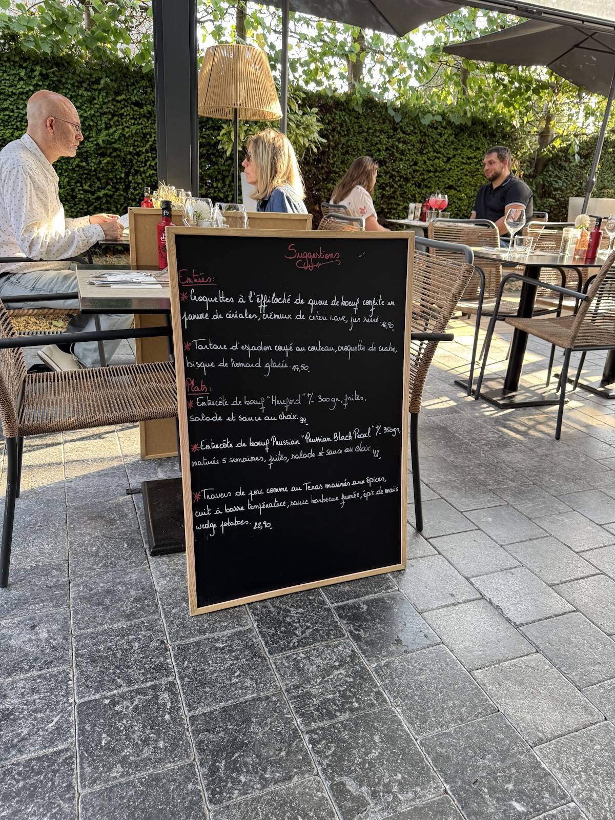 Menu de Chez M