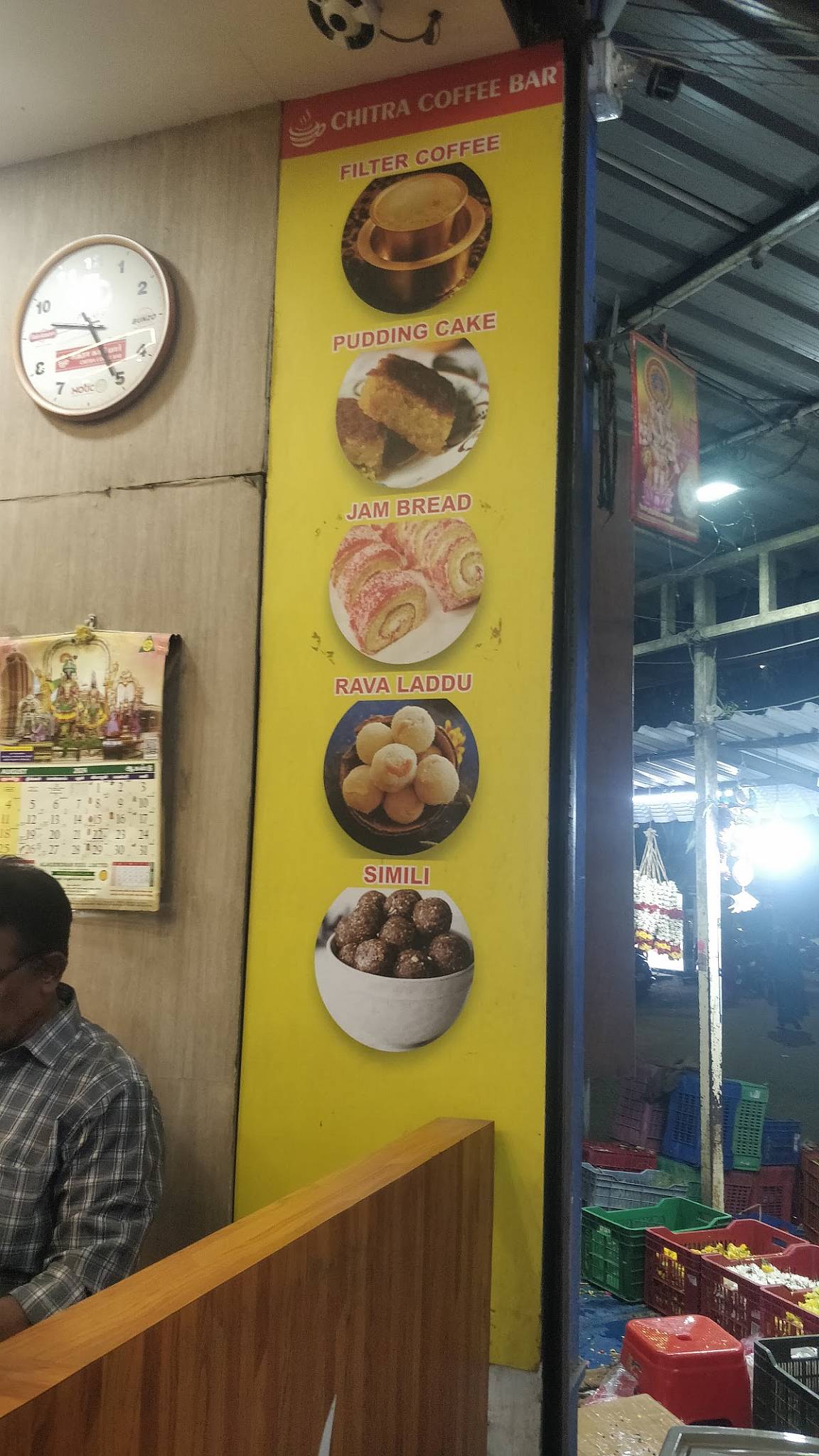Chitra coffee bar menu