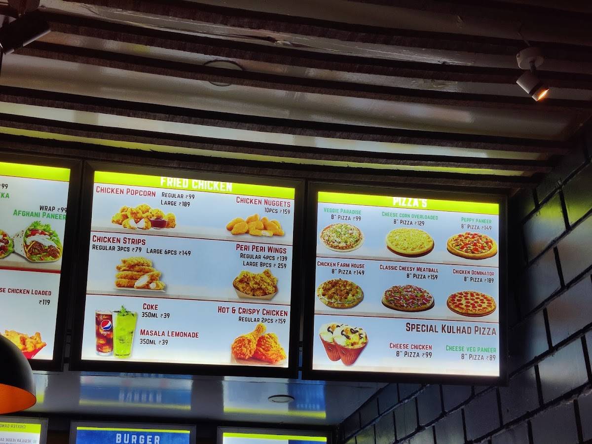 Chixter menu