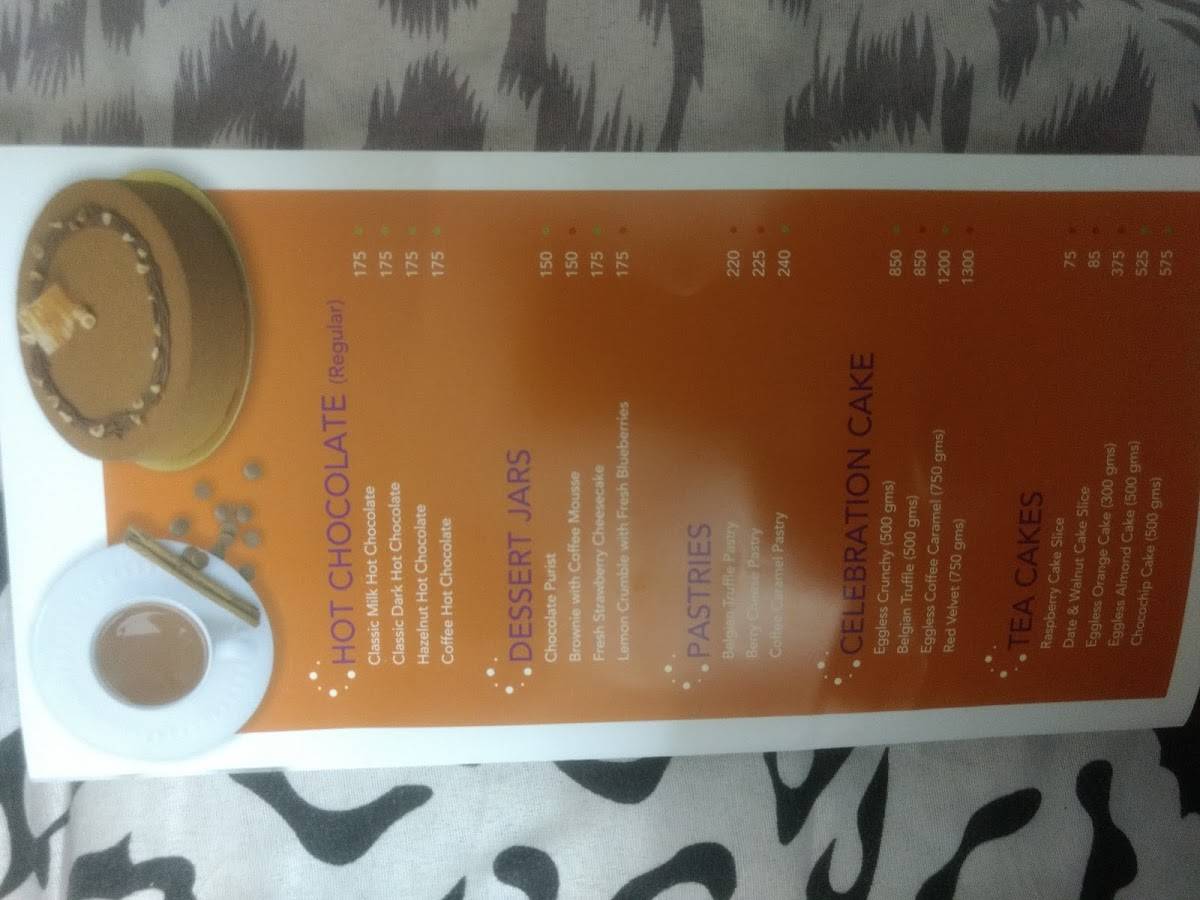 Choko La menu