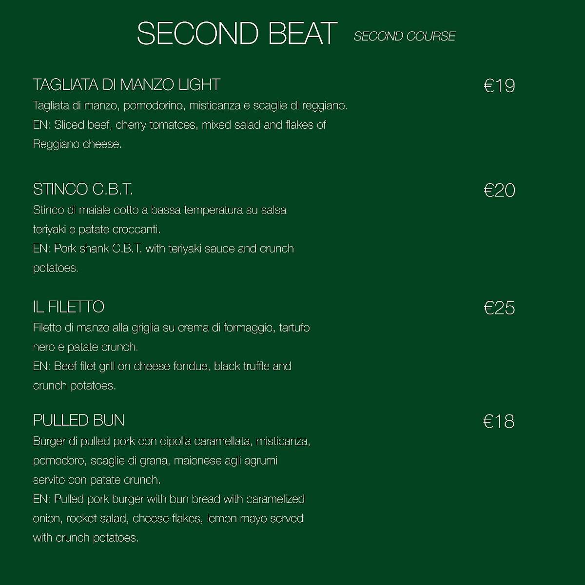 Menu di Ci Vulia 