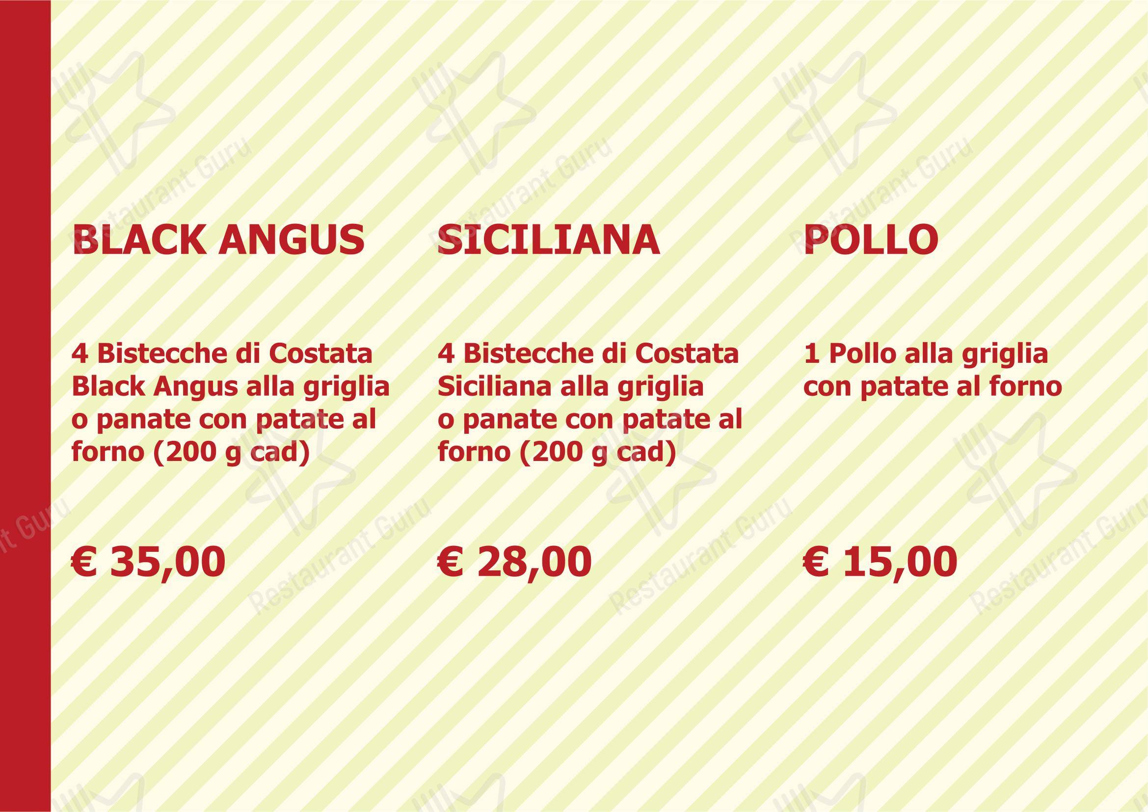 Menu bar pour Cibus Food Factory - Steak House, Norcineria, Cucina Sicula - Marsala restaurant