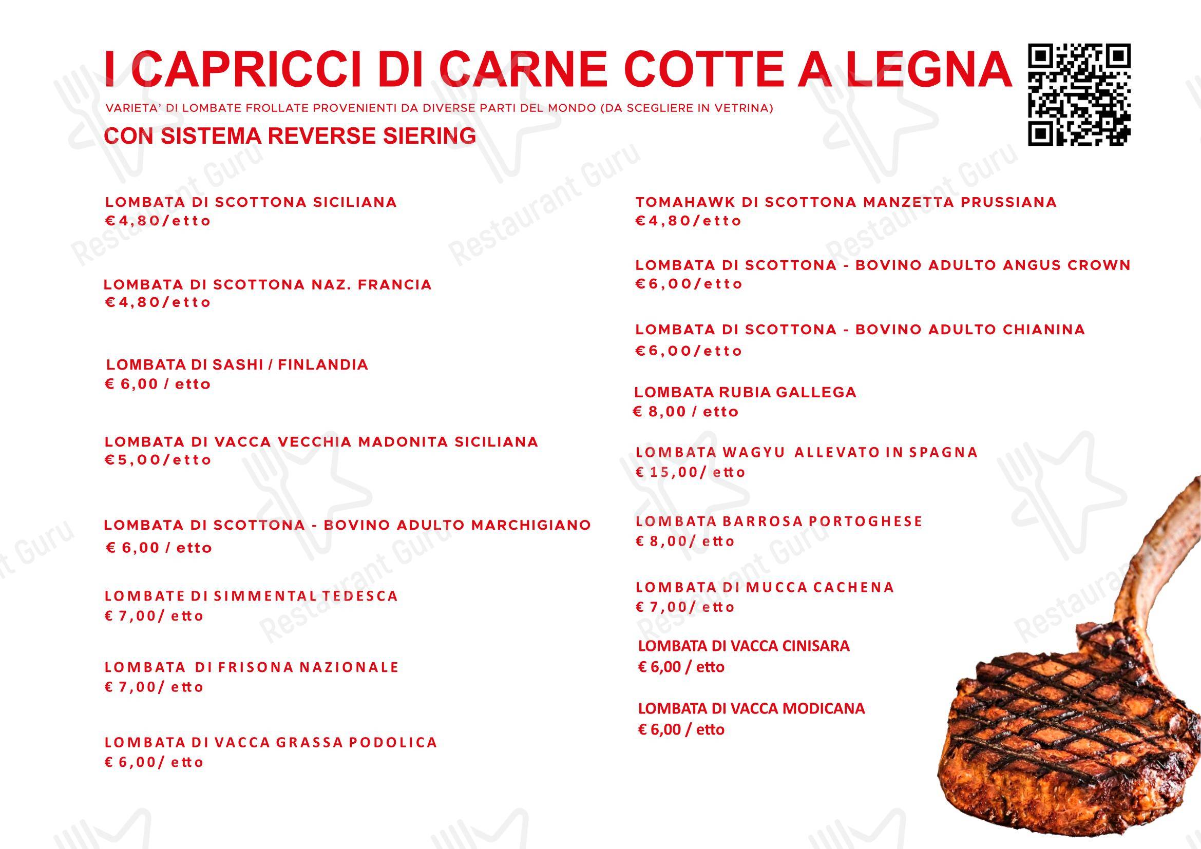 Menu pour Cibus Food Factory - Steak House, Norcineria, Cucina Sicula - Marsala restaurant