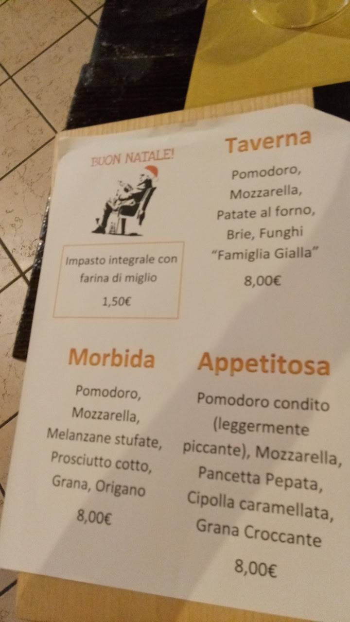 Menu di Circolo Arci Chinaski 