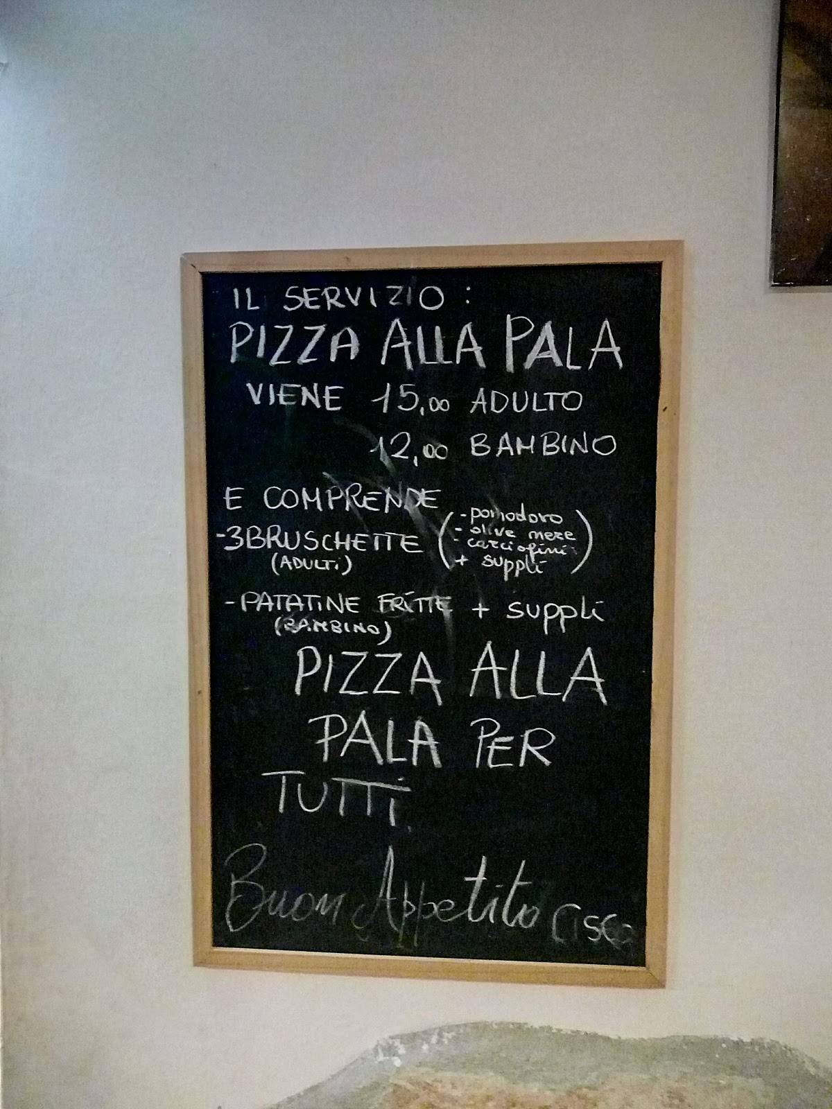 Menu di Cisco Collatino Ristorante "offside" 