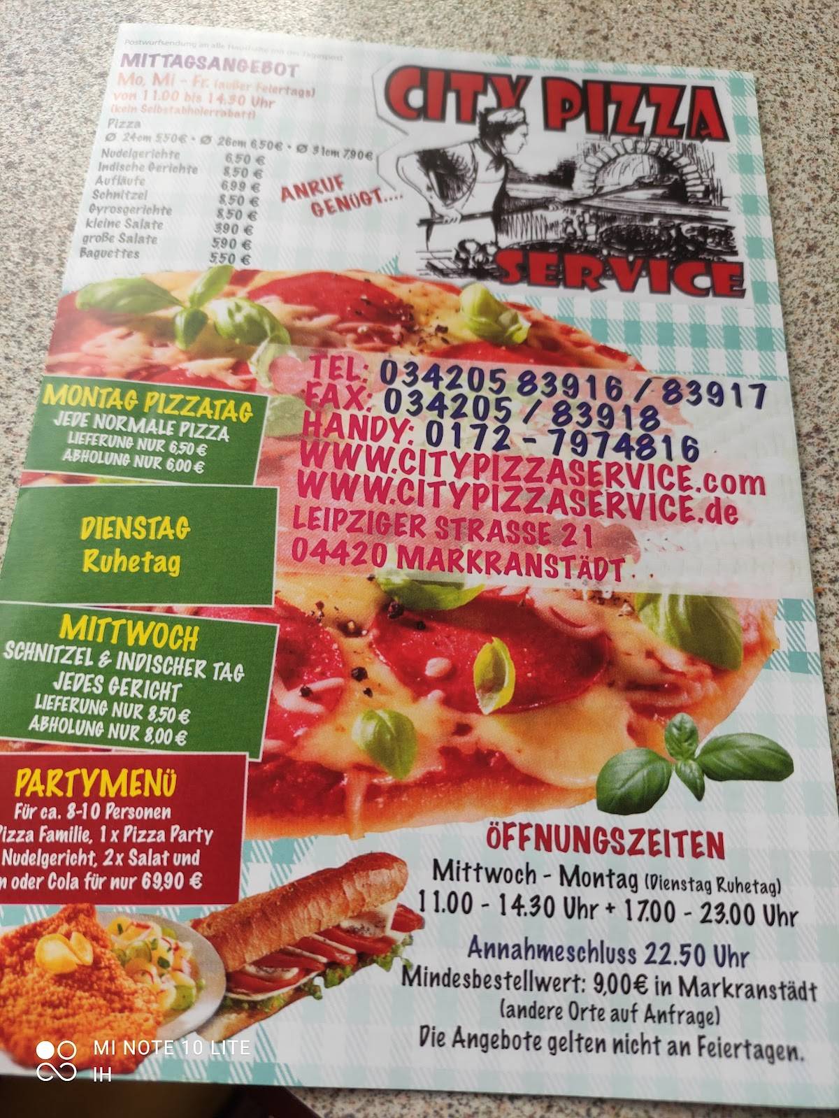 City Pizza Markranstadt