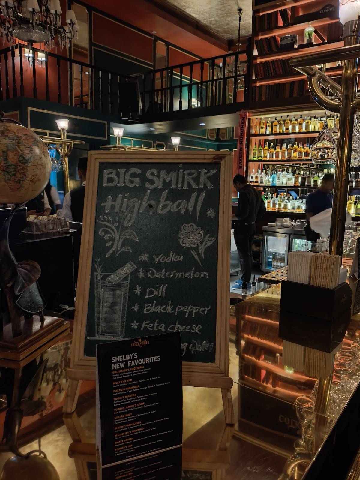 Cock & Bull Hyderabad menu