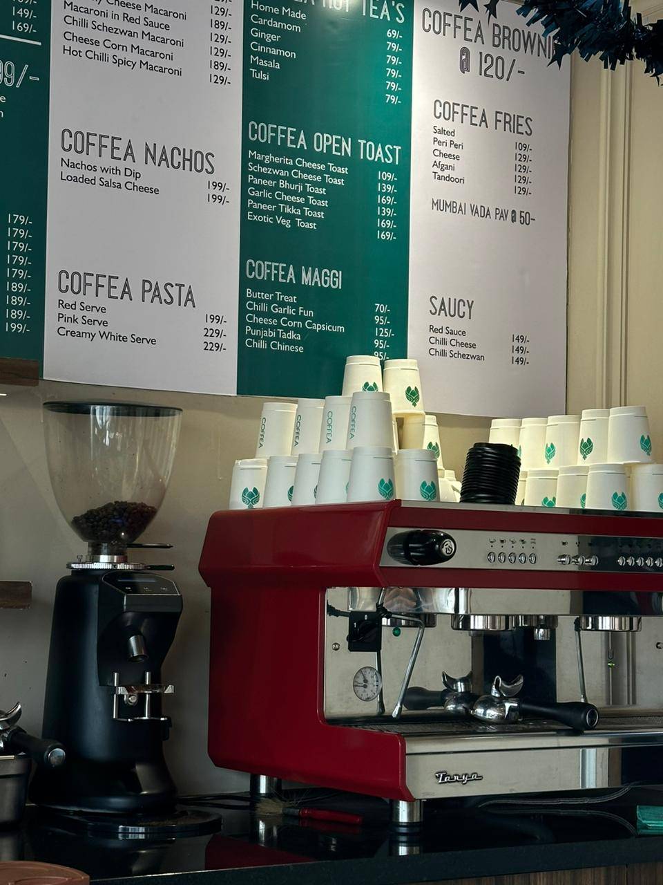 Coffea menu