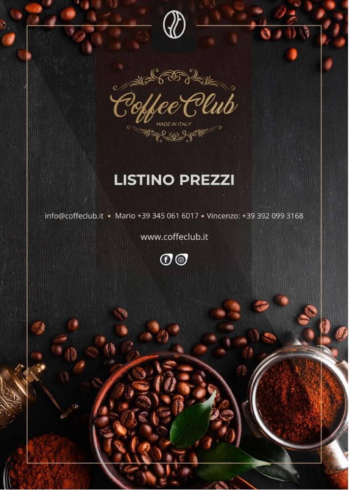 Menu di Coffee Club Capsule e Cialde 