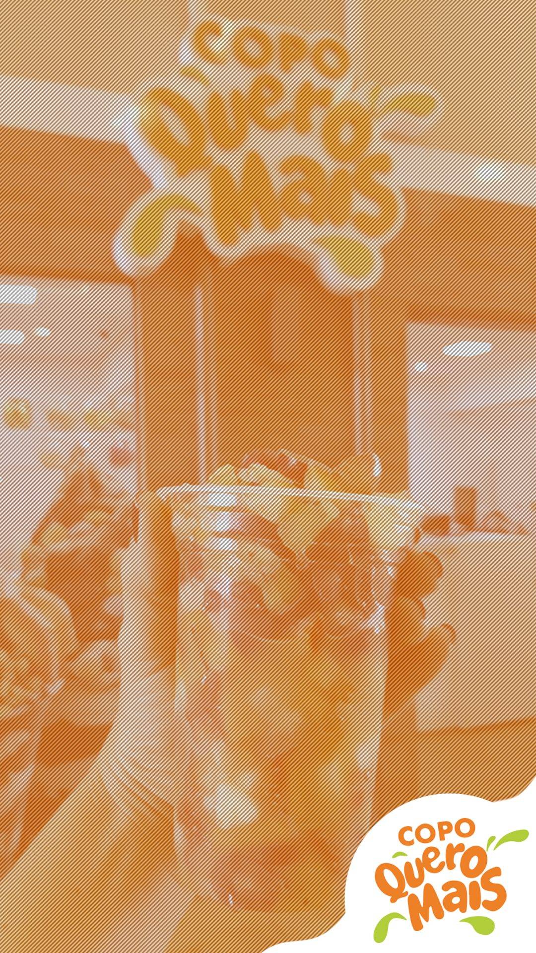 Copo Quero Mais cardápio