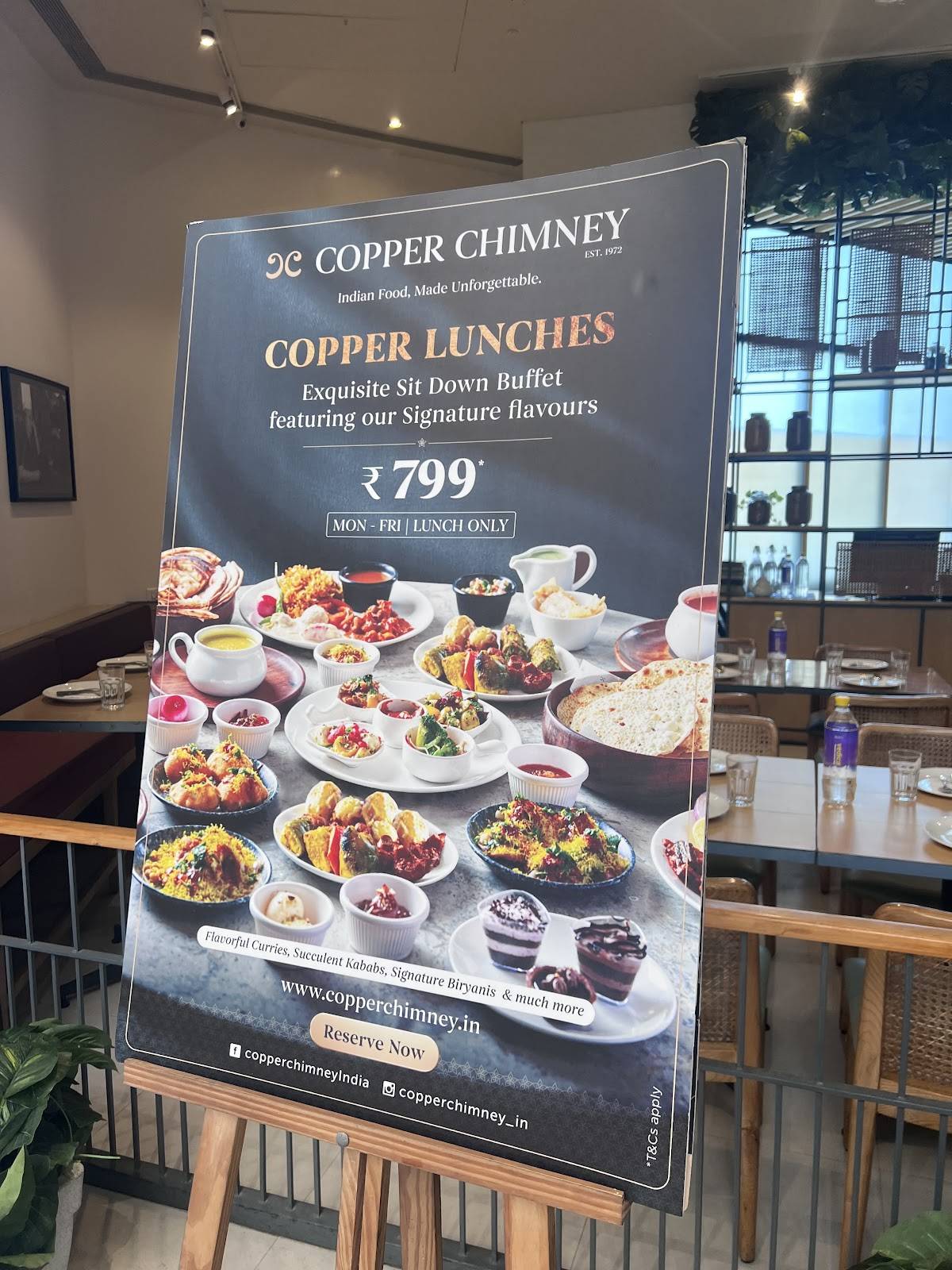Copper Chimney - Authentic Food Restaurant In Velachery menu