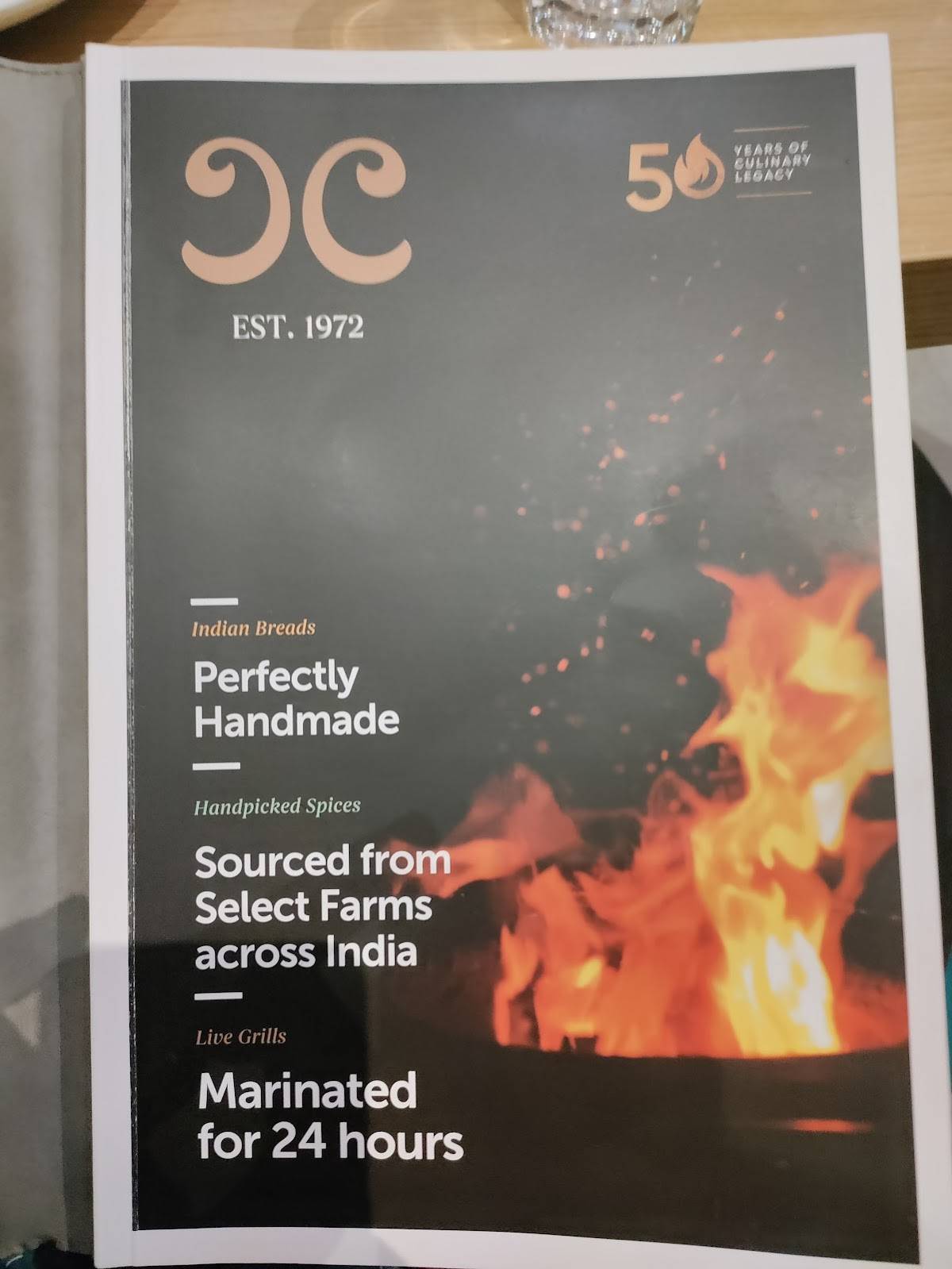 Copper Chimney, Viman Nagar menu