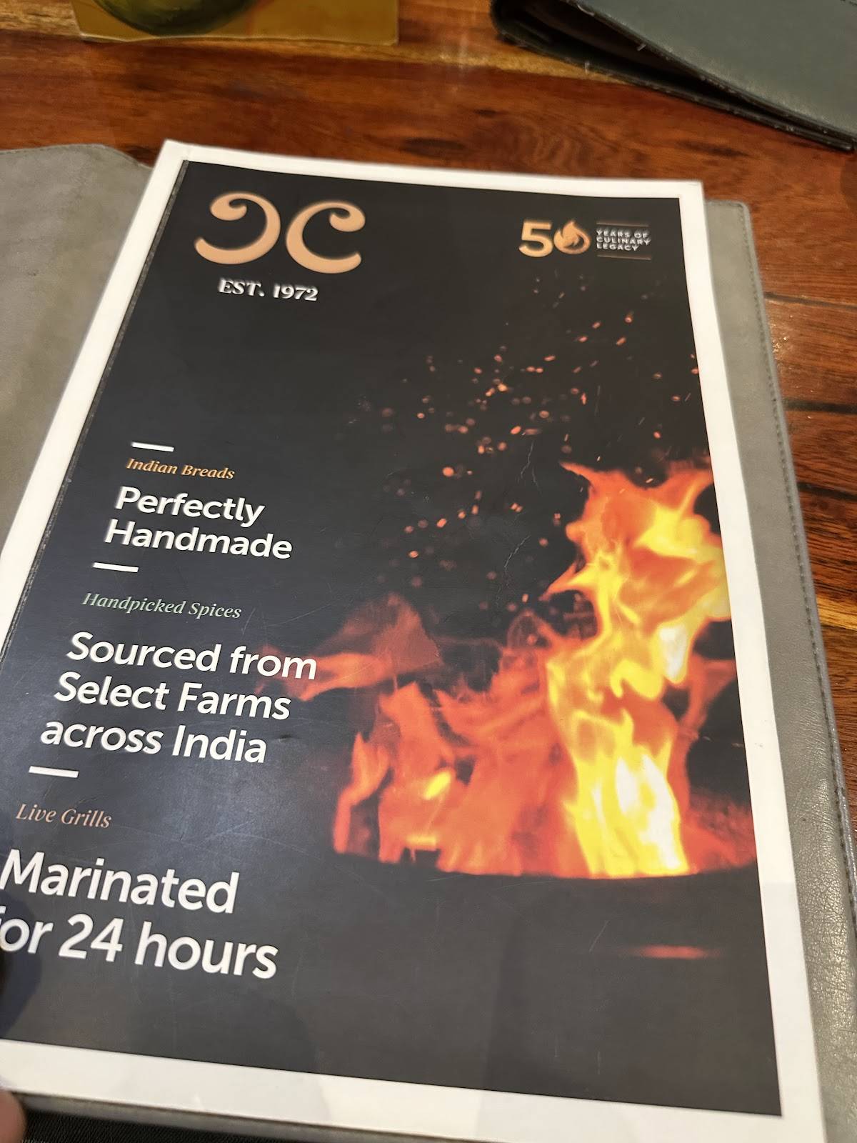 Copper Chimney, Viman Nagar menu