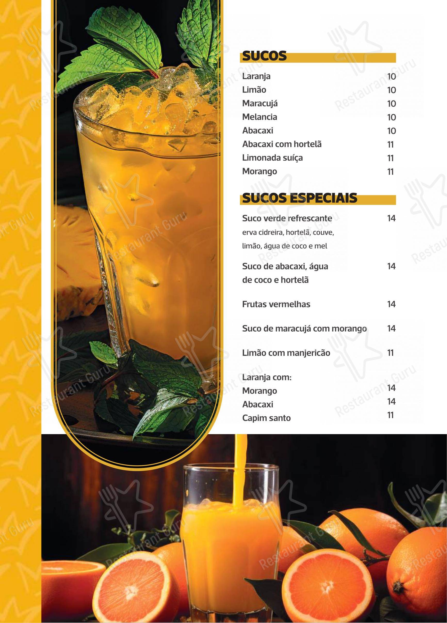 Menu para Coroas 370 em Americana