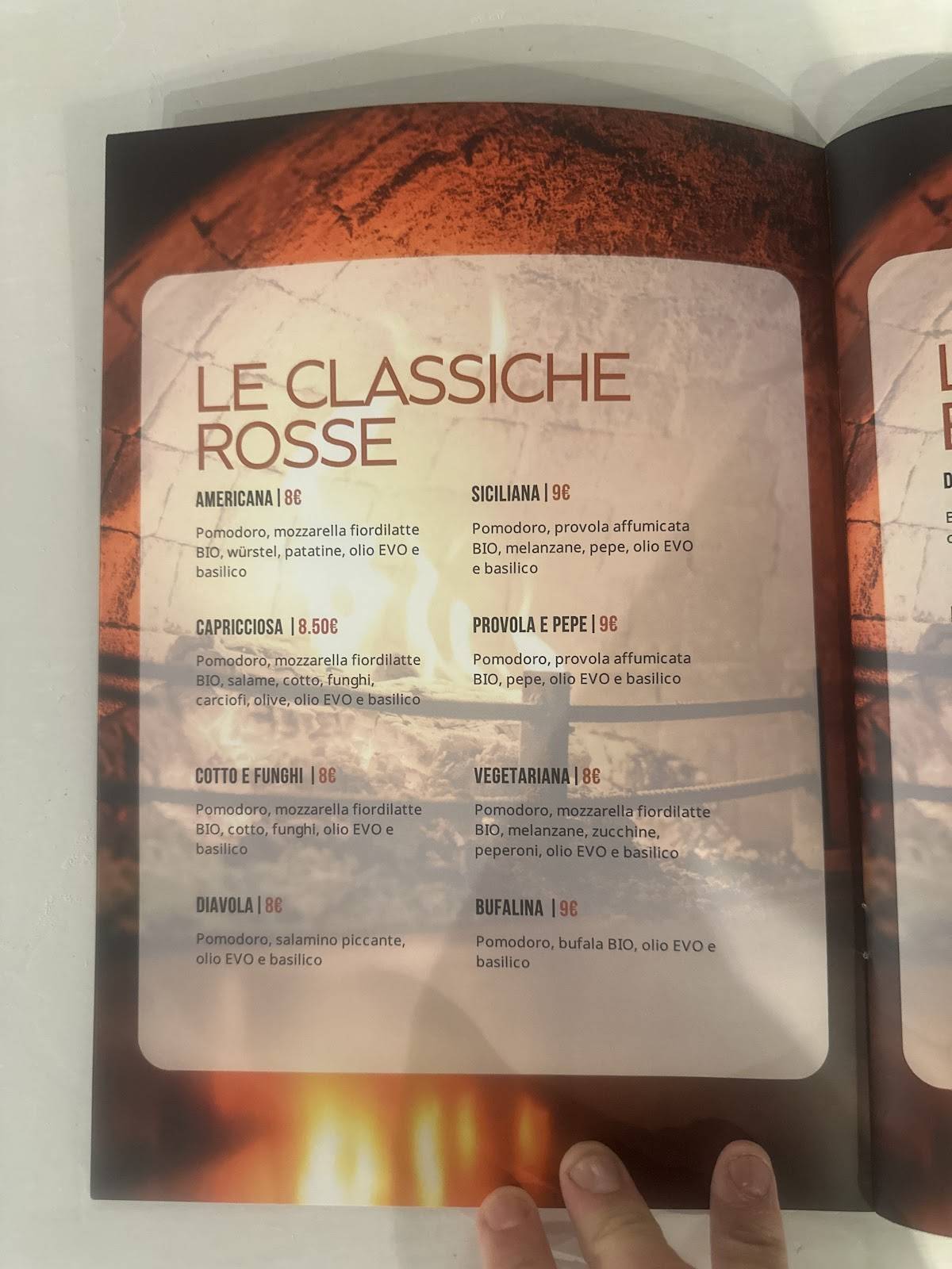 Menu di Croce Bianca 