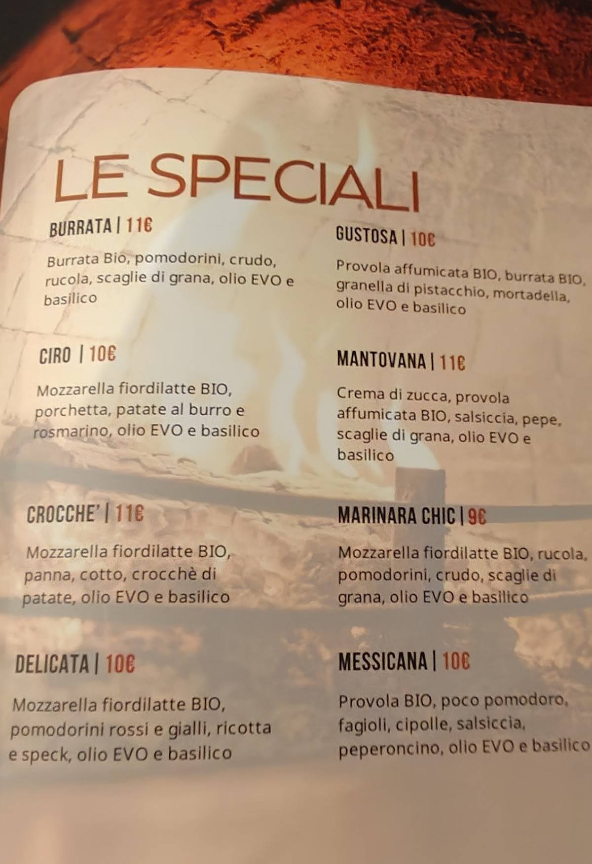 Menu di Croce Bianca 