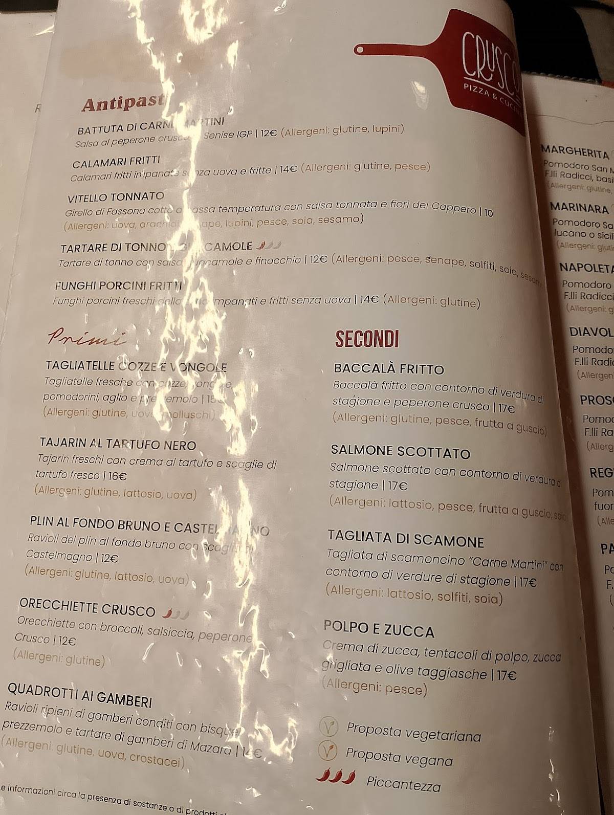 Menu di Crusco 