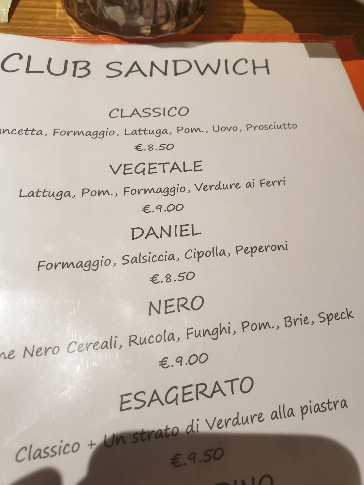 Menu di Da Berton 