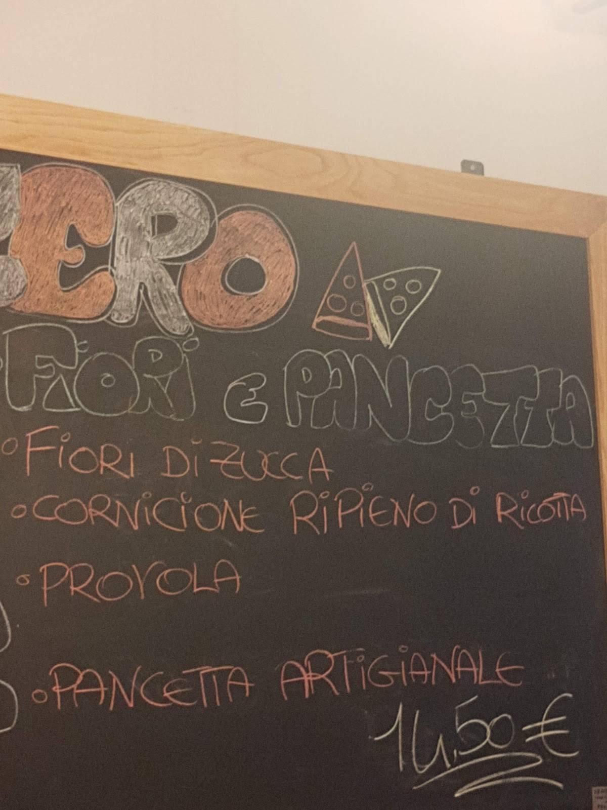 Menu di Da Zero 