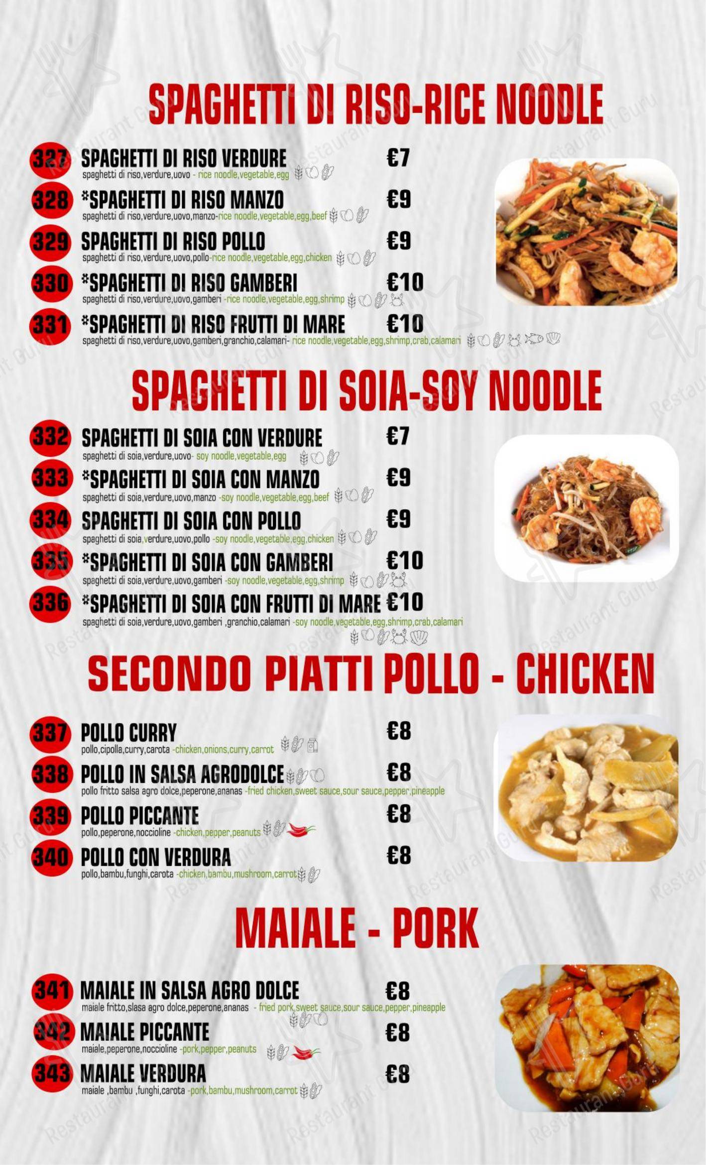 Menu per Dakou Sushi Restaurant in Firenze